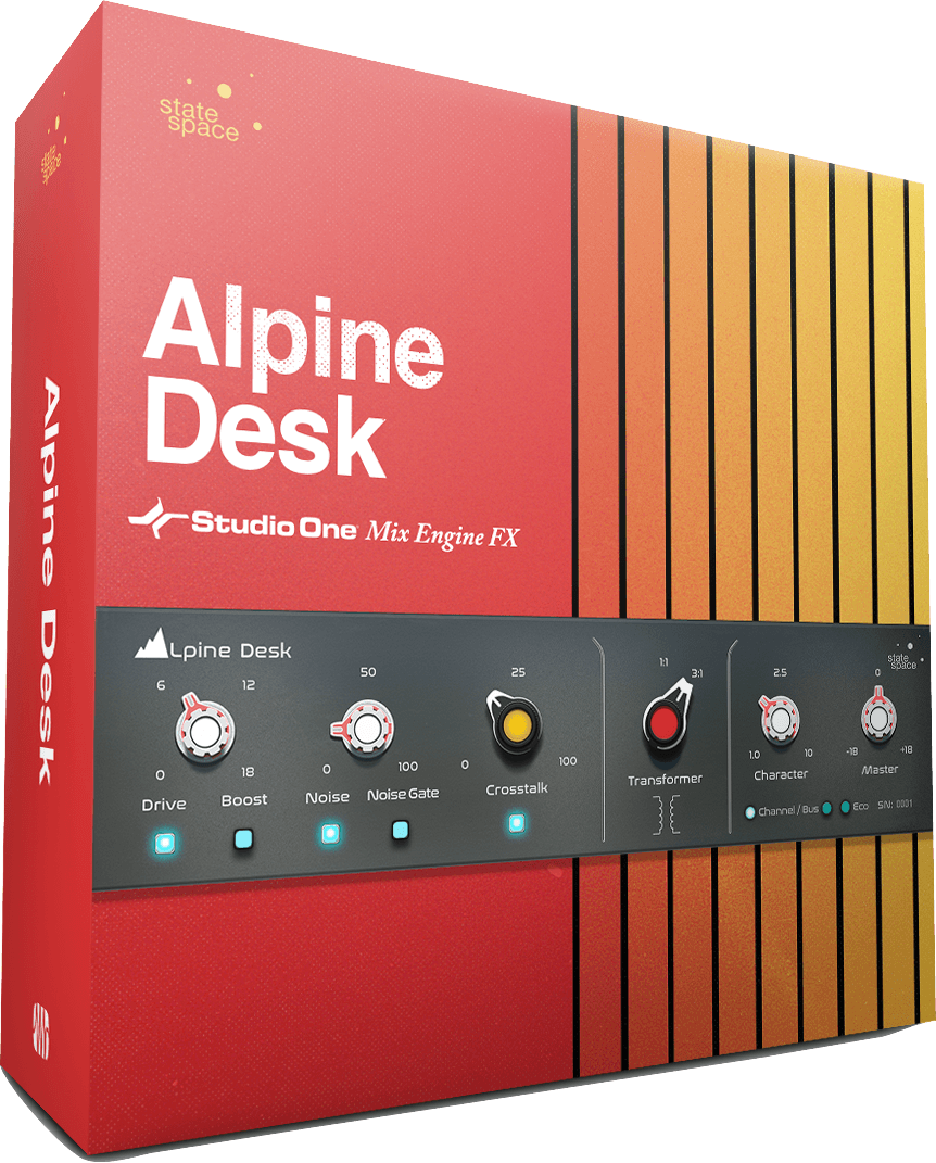 Studio One Retro Mix Legends Alpine Desk plugin effet console
