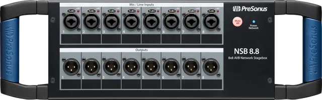 PreSonus NSB 8.8 stage box AVB 8 entrées