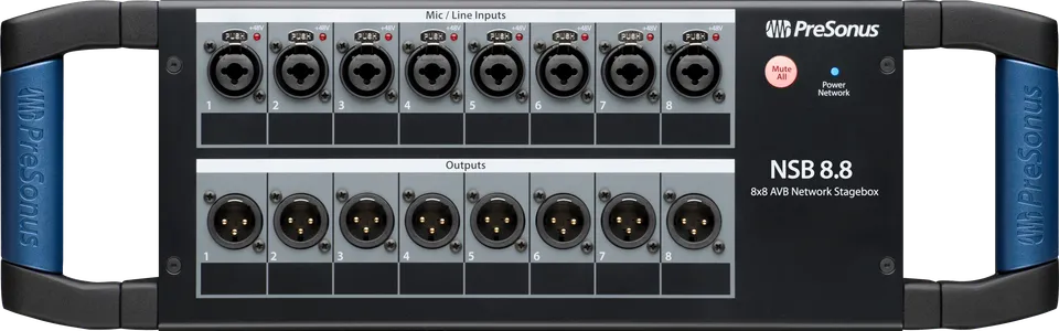 PreSonus NSB 8.8 stage box AVB 8 entrées