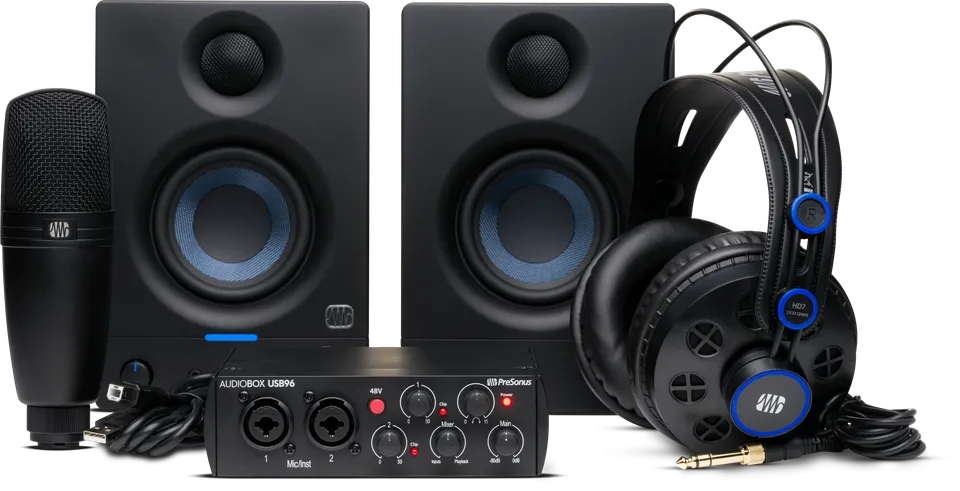 Studio One AudioBox USB 96 Complete Bundle pack studio complet