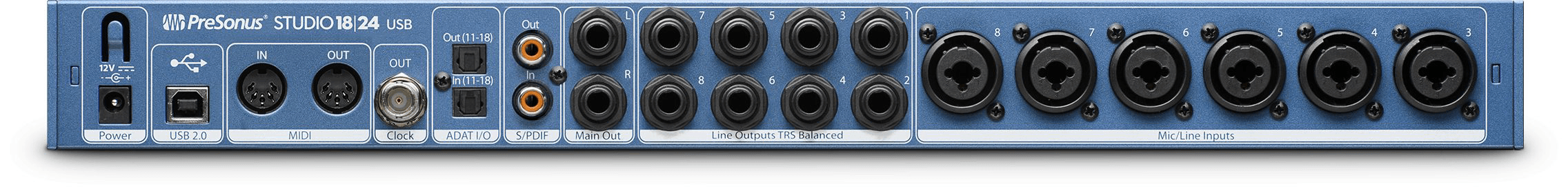 Studio One Studio Series Studio 1824 interface audio USB 192 kHz