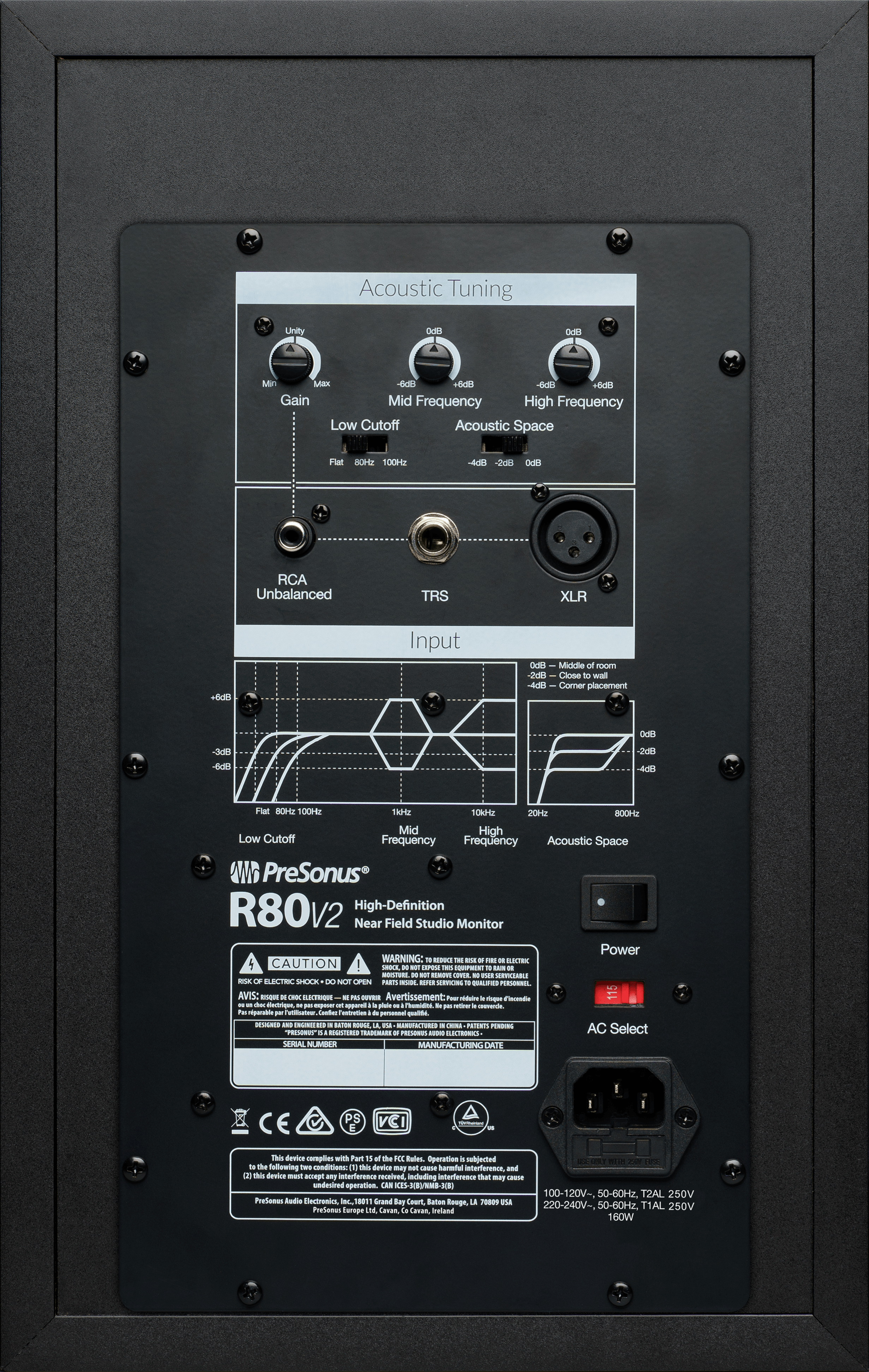 PreSonus R80 V2 Enceinte Monitoring Active AMT