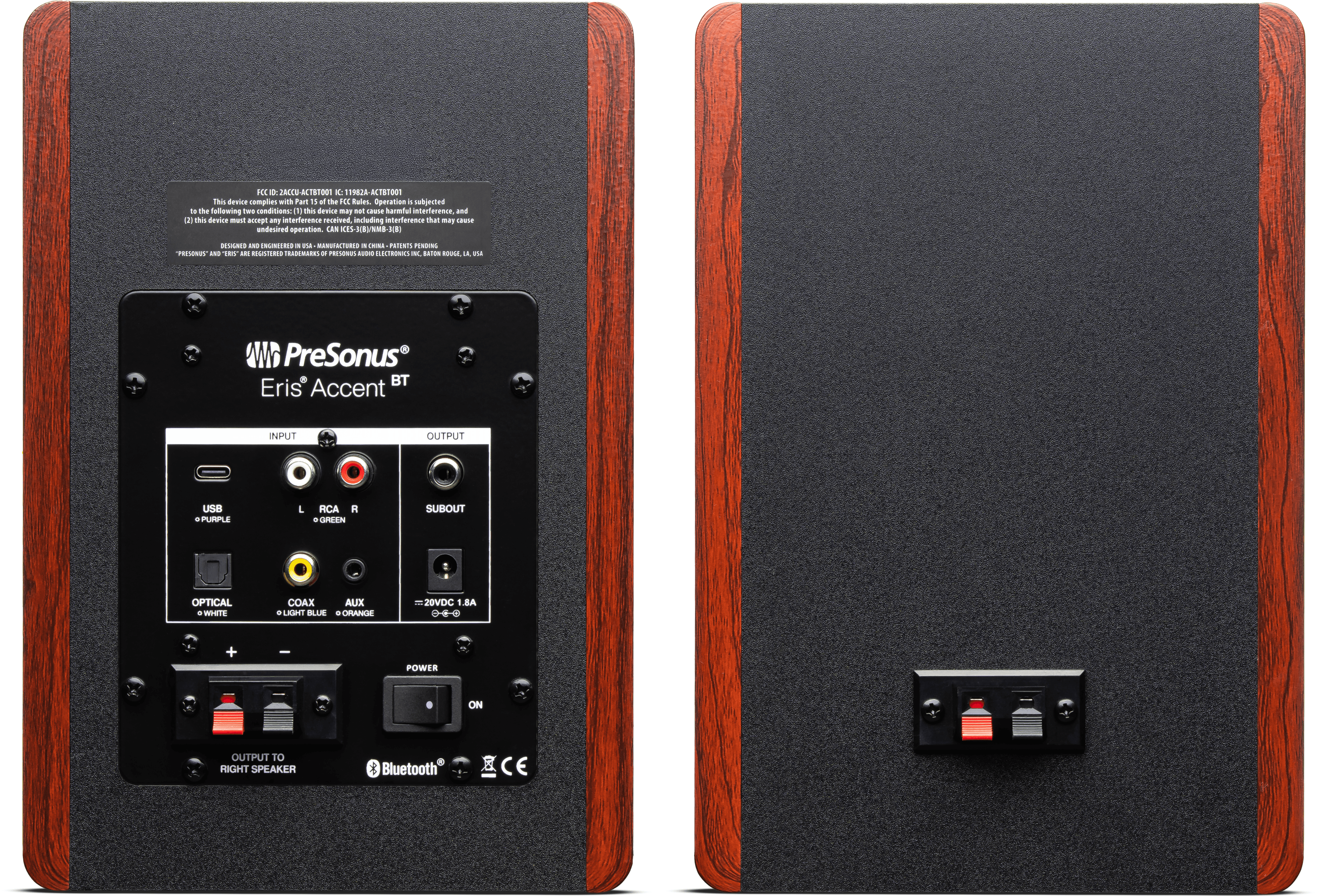 Studio One Eris Accent BT enceintes bibliothèque paire 60W