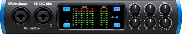 Studio One Studio Series 68c interface audio USB 4 préamplis XMAX
