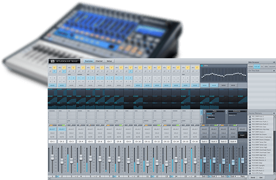 Studio One Virtual StudioLive logiciel contrôle StudioLive