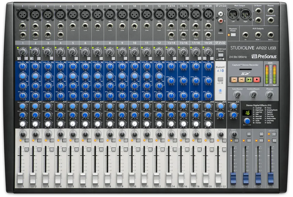 Studio One StudioLive AR22 USB table de mixage 22 canaux