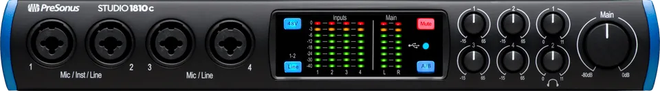 Studio One Studio 1810c interface audio USB préamplis XMAX