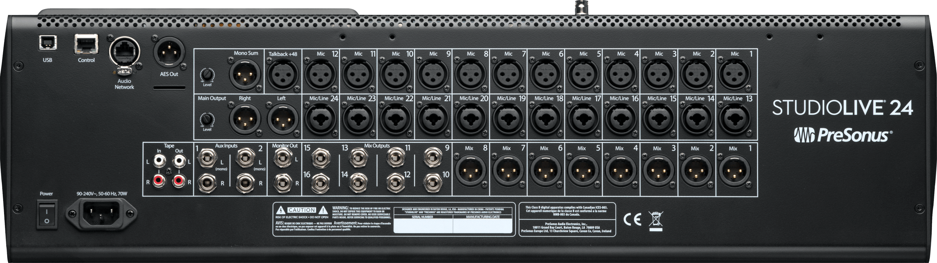 Studio One StudioLive Series III 24 console mixage numérique 32 canaux