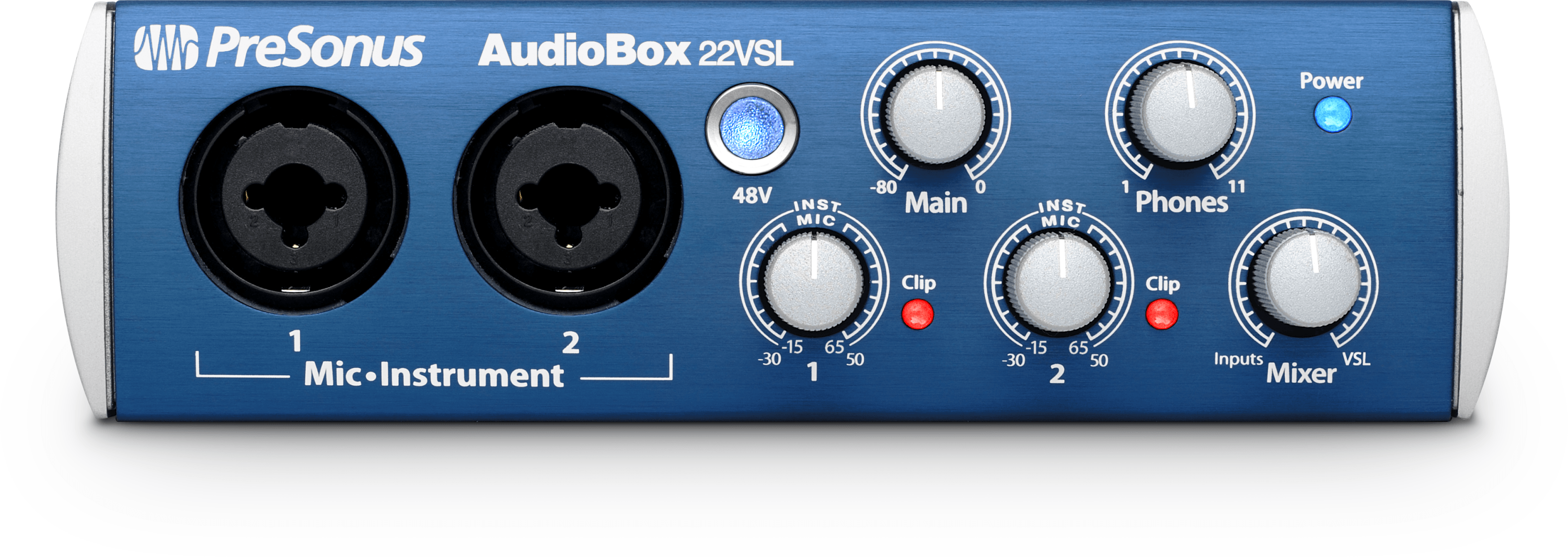 Studio One AudioBox 22VSL interface audio USB 2 entrées MIDI