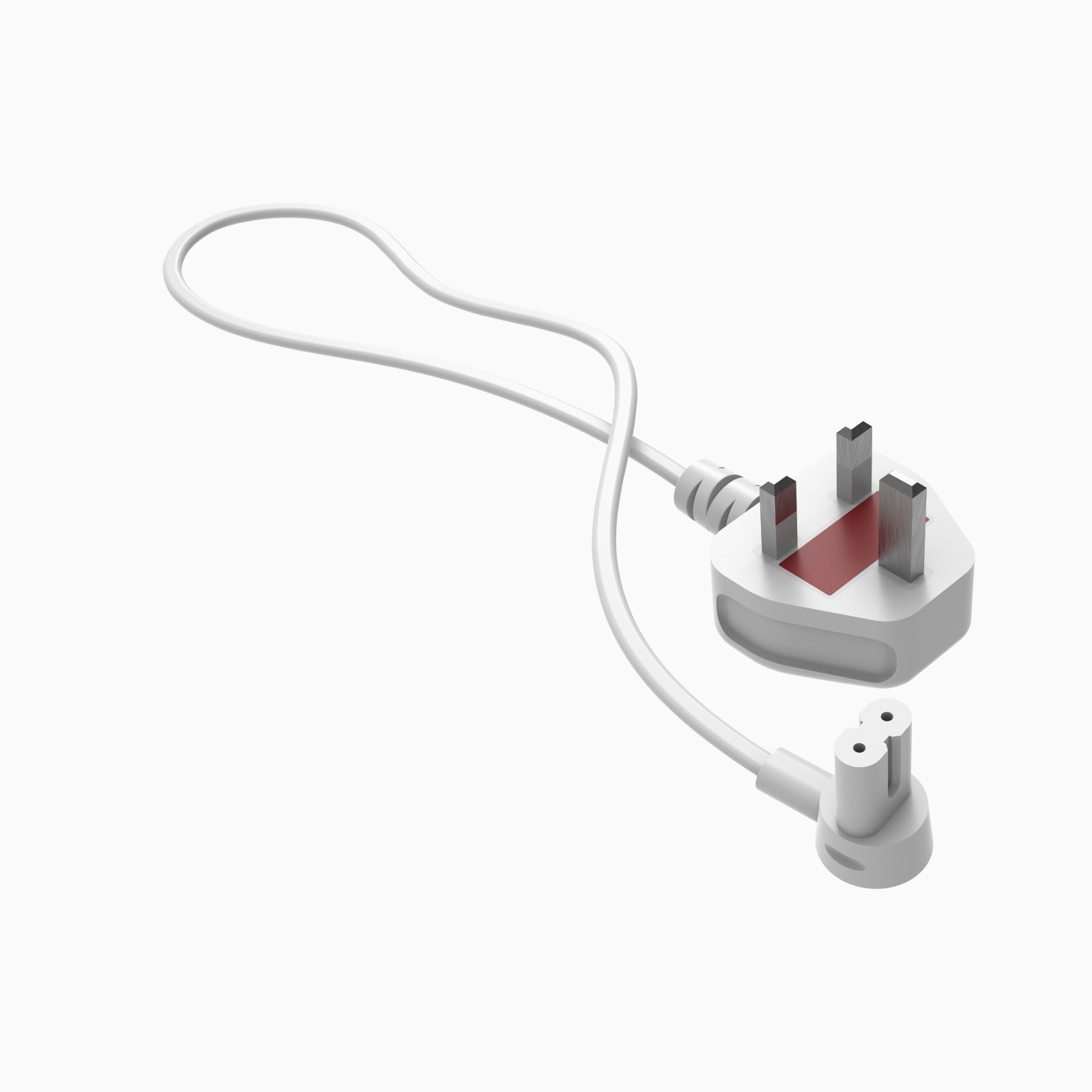 Flexson Power Cables câble court 0,35 m blanc