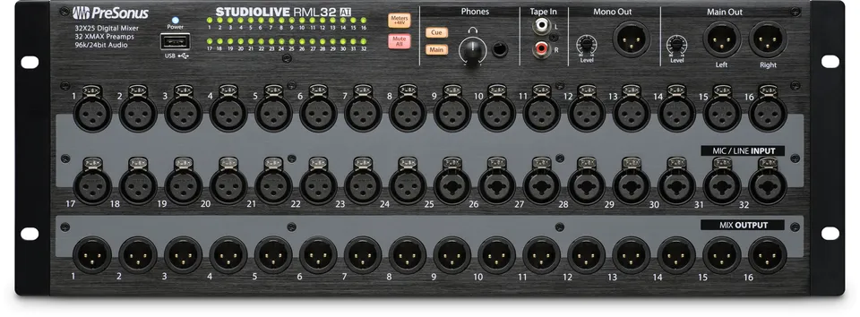 Studio One StudioLive RML32AI console numérique rack 32 canaux