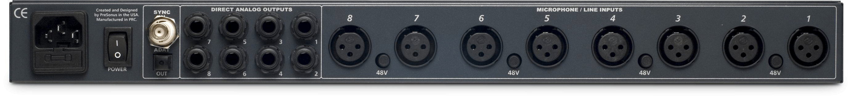 Studio One DigiMax D8 préampli micro 8 canaux rack