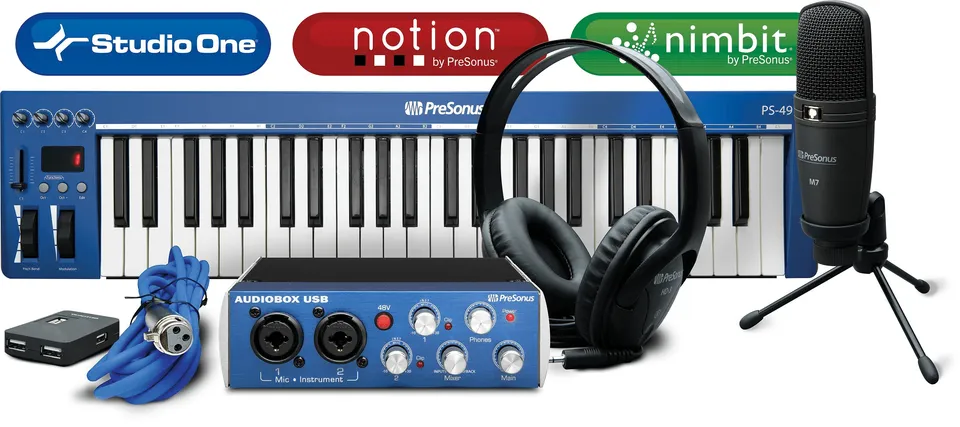Studio One AudioBox Music Creation Suite kit studio complet