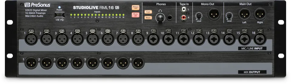 Studio One StudioLive RML16AI table mixage numérique 32 voies rack