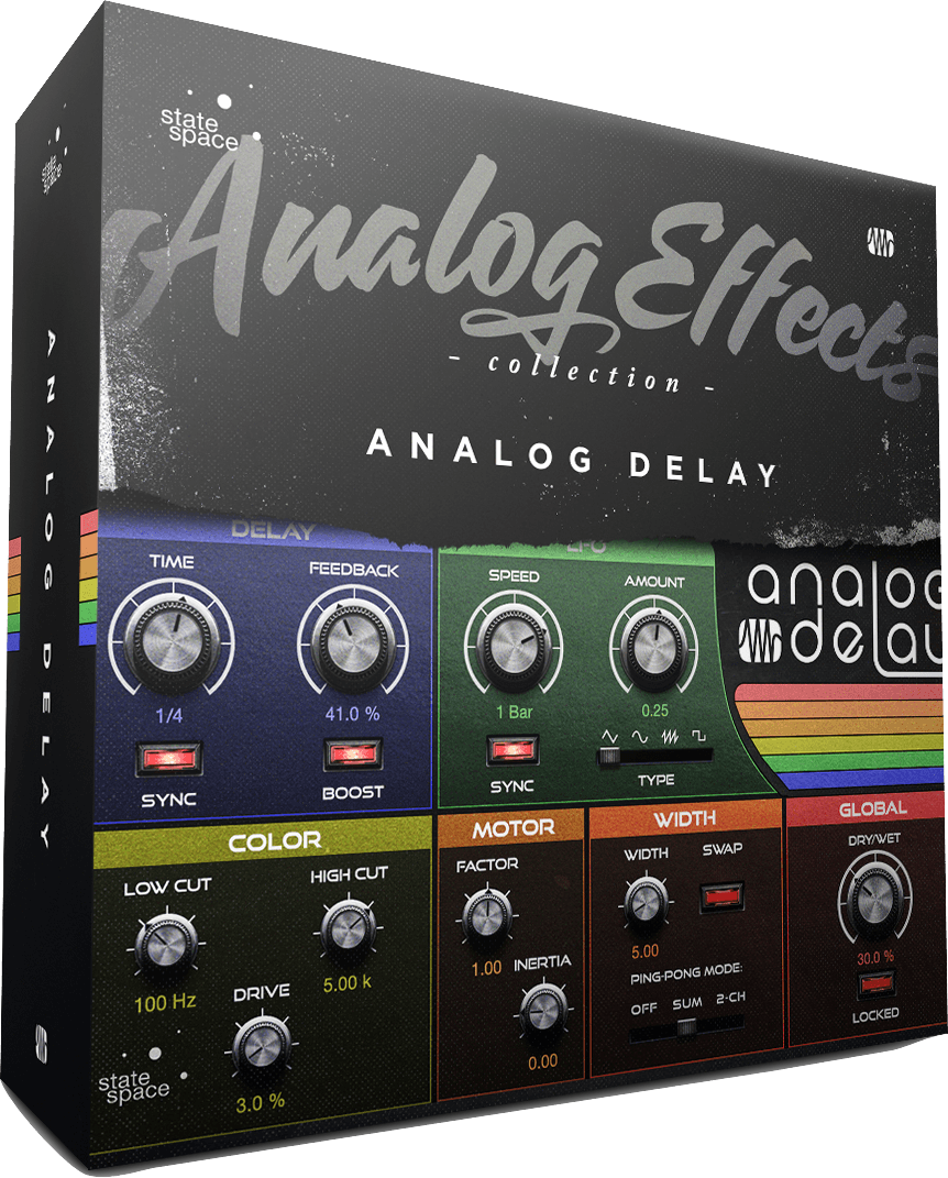 Studio One Analog Delay plugin delay analogique VST3 AU AAX