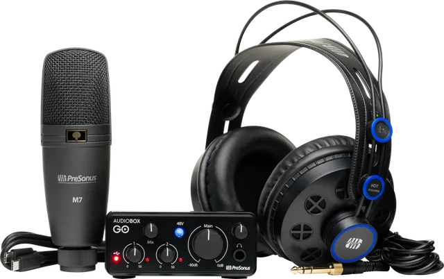 Studio One AudioBox GO Creator Bundle Pack Studio 24/96