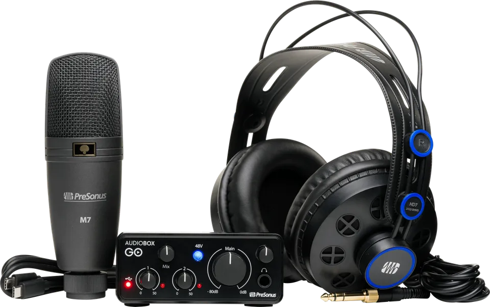 Studio One AudioBox GO Creator Bundle Pack Studio 24/96