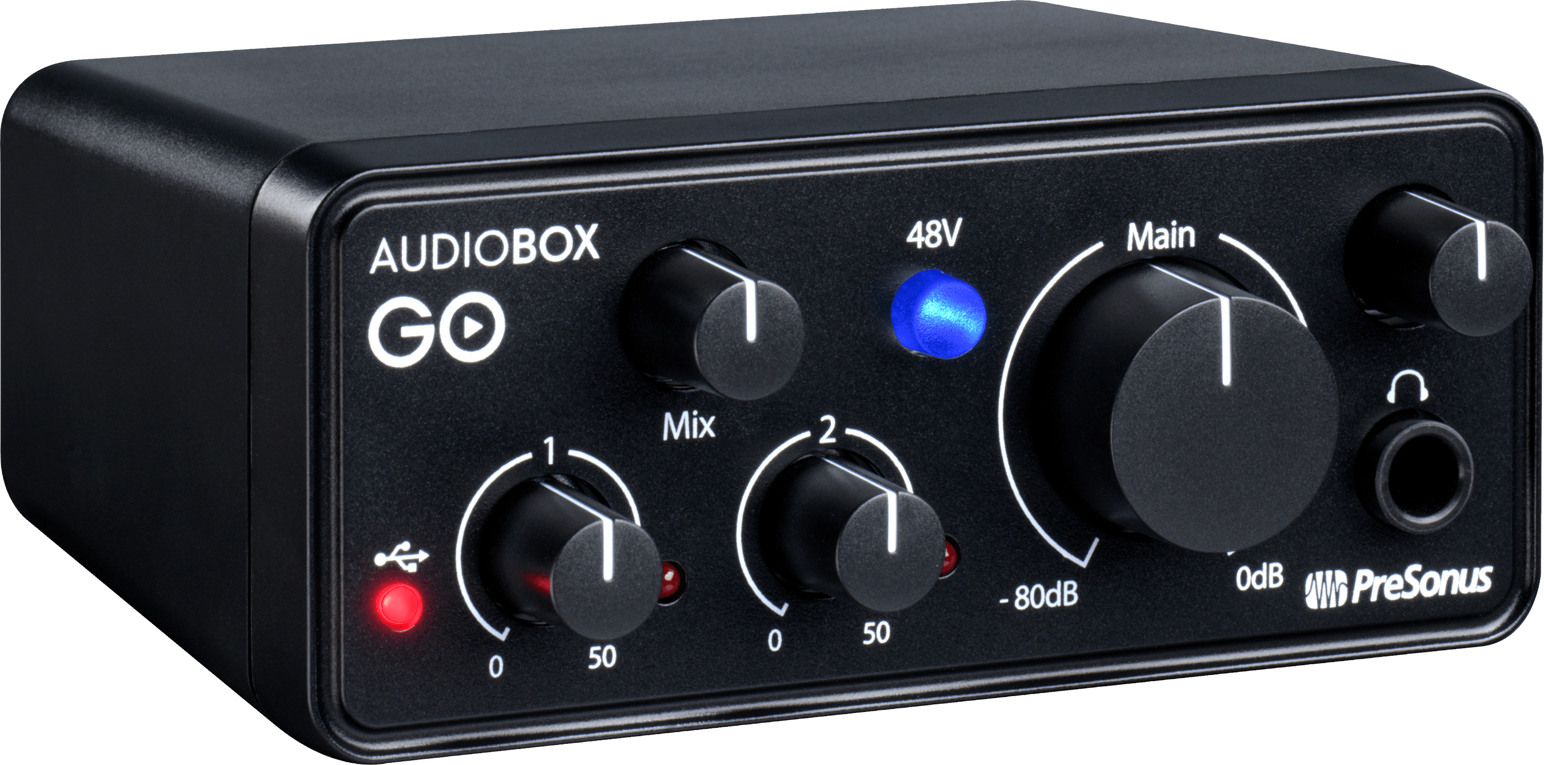 Studio One AudioBox GO interface audio USB 2 canaux portable