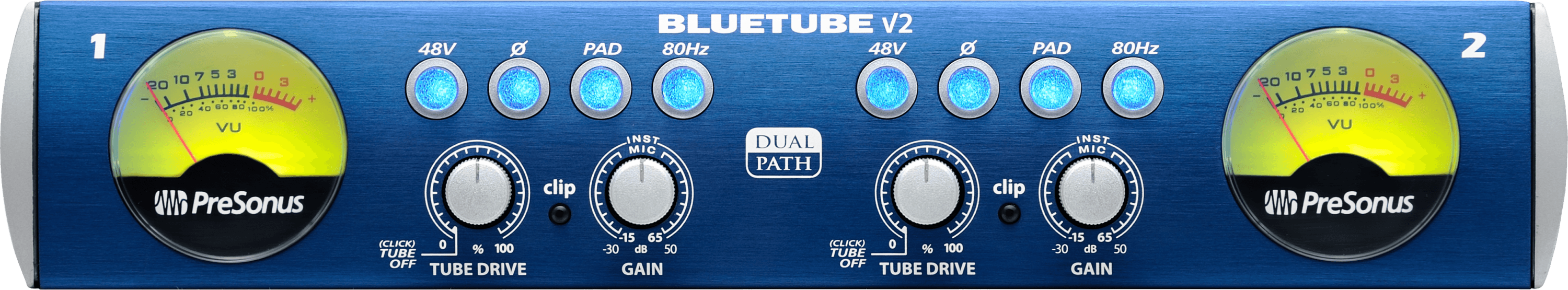 Studio One Préamplis BlueTube DP v2 préampli micro lampe 2 canaux