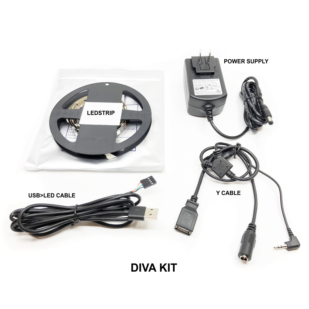 HD Fury Ambient Leds bandeau LED TV Diva X4 5V