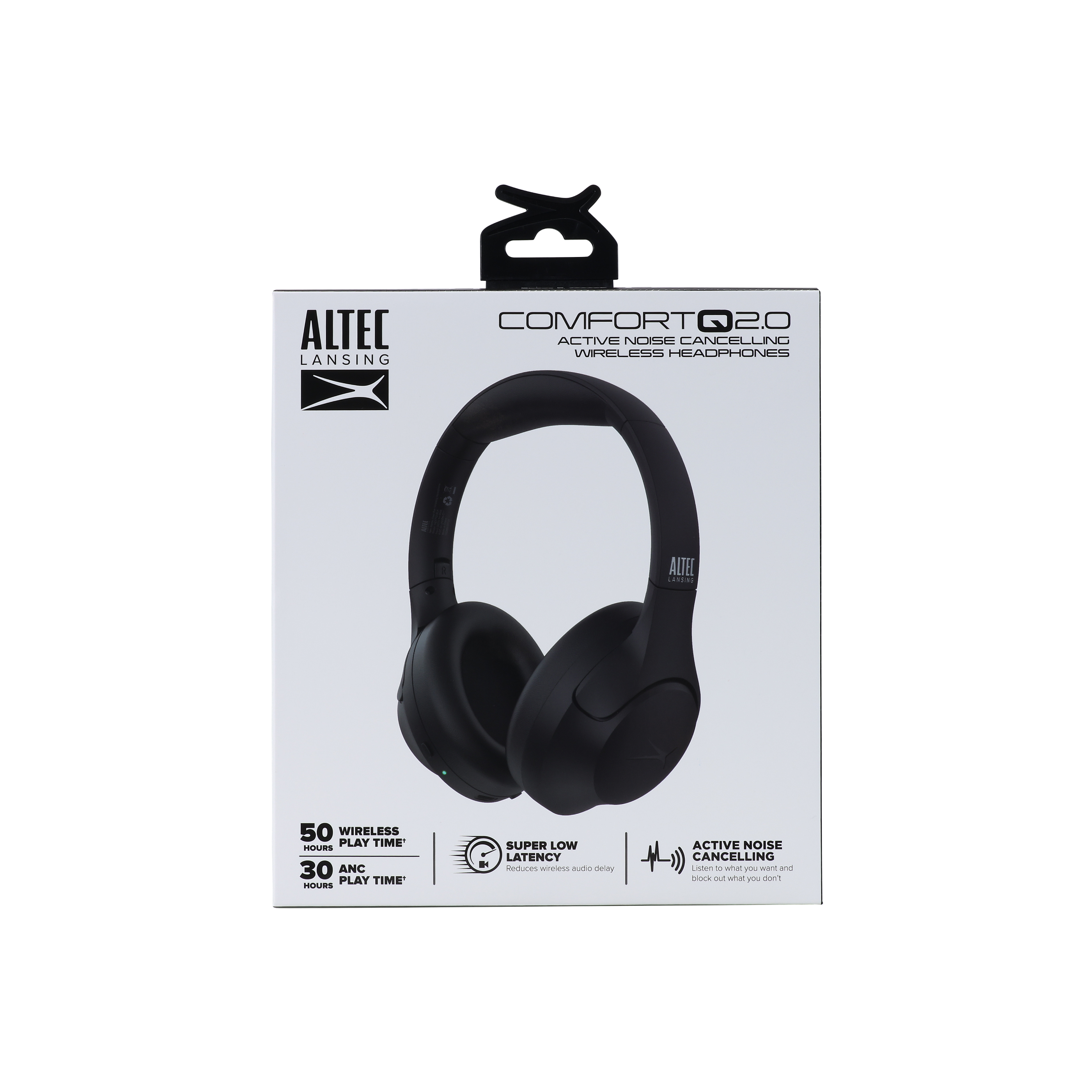 Altec Lansing ComfortQ 2.0 Casque Bluetooth Noir ANC 50h