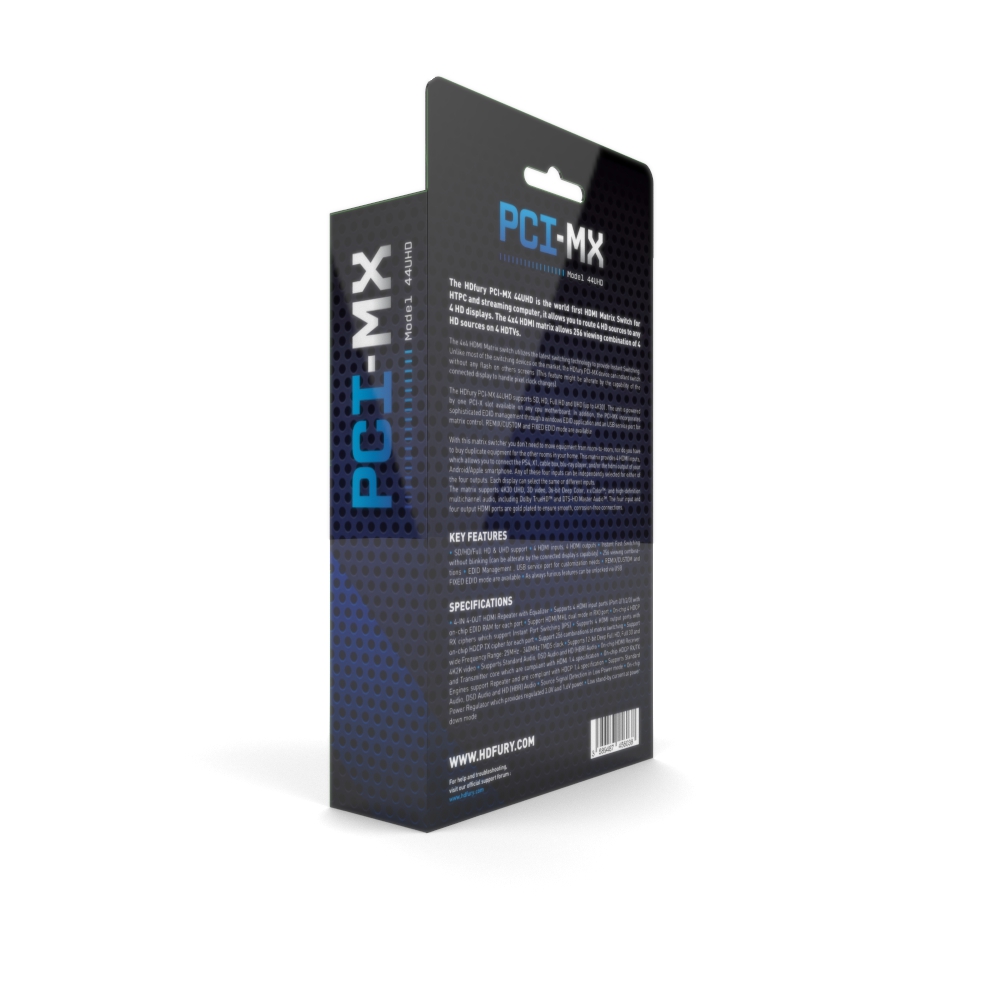 HD Fury Splitters PCI-MATRIX 44UHD matrice HDMI carte PCI