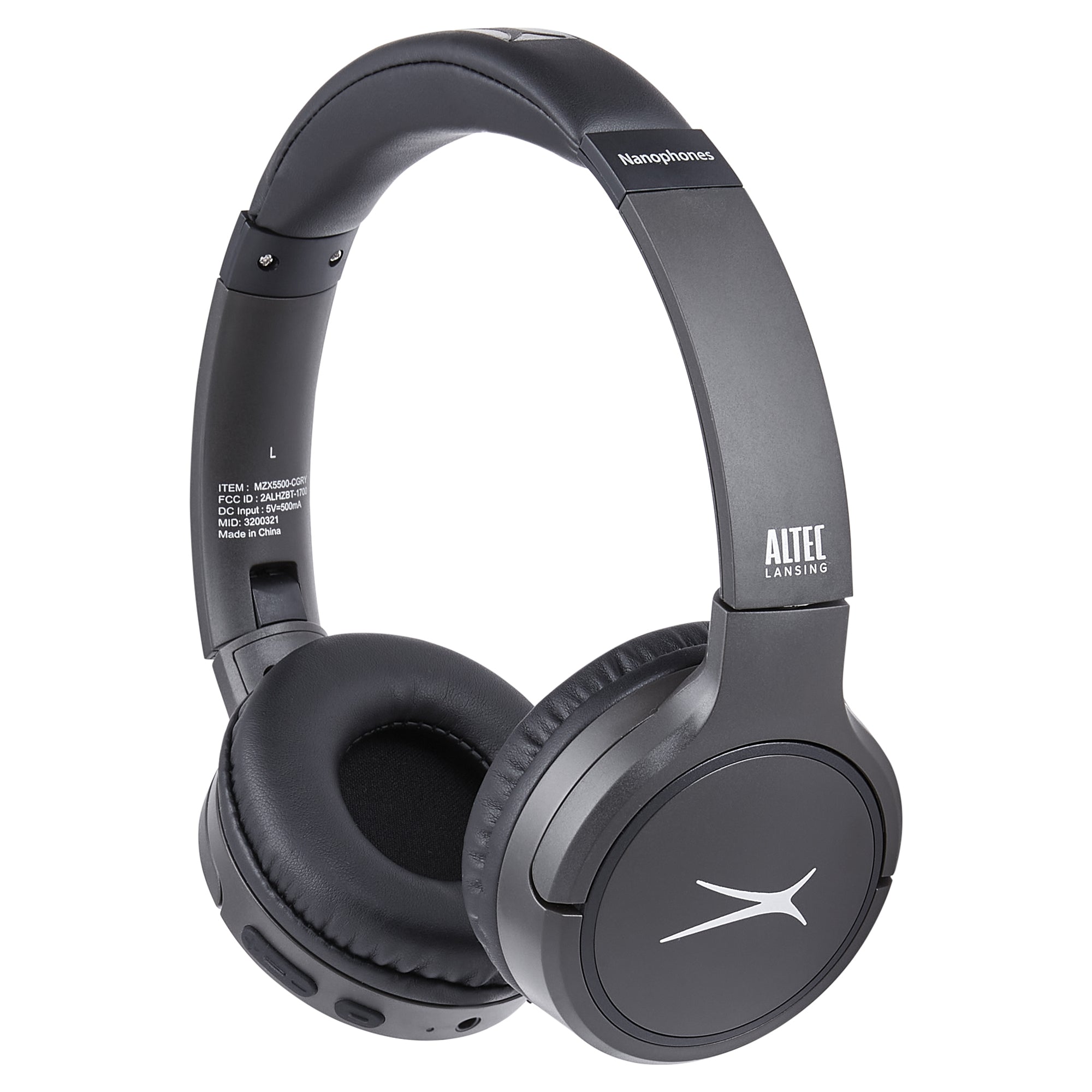 Altec Lansing NanoPhones ANC Casque Sans Fil 12H Gris