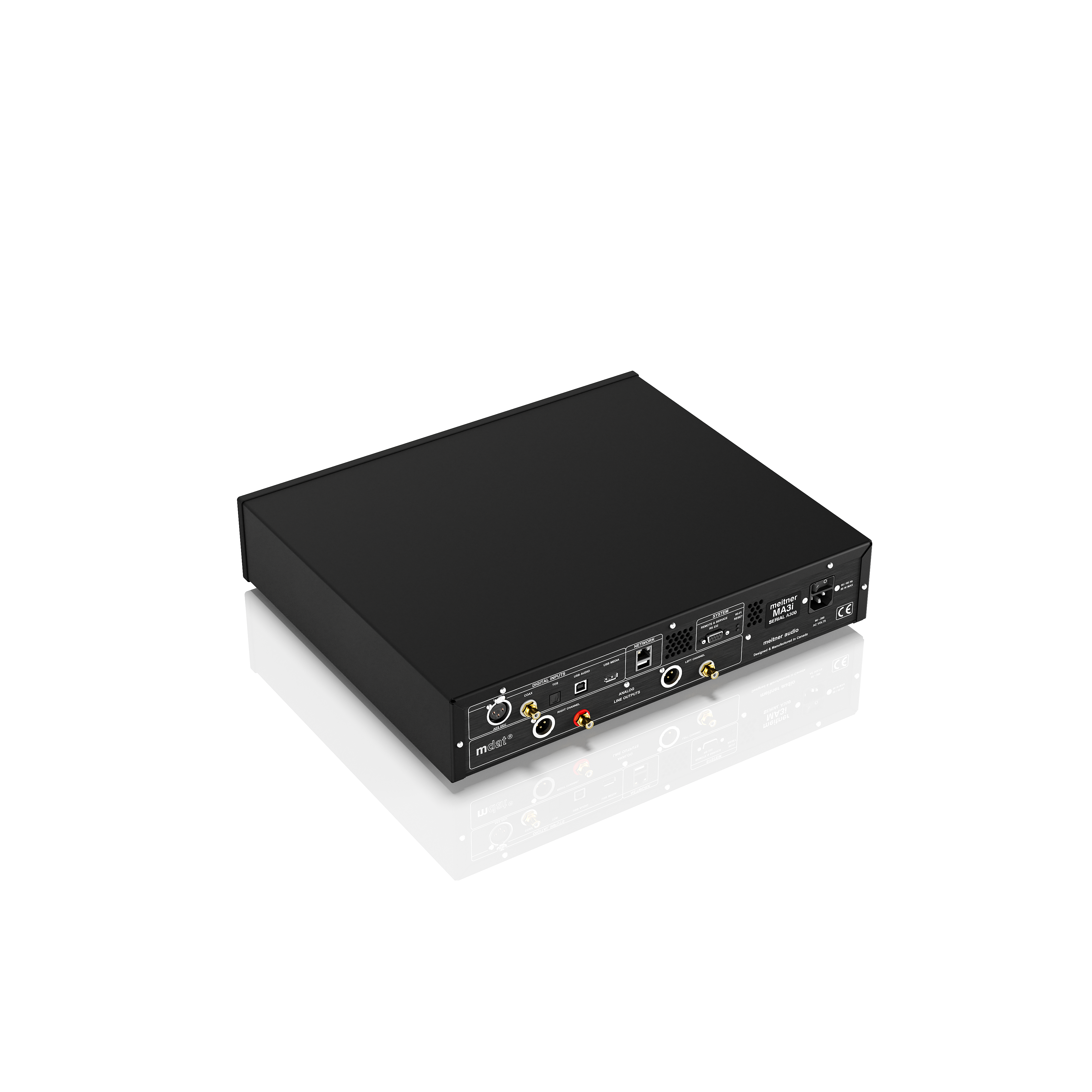 Meitner MA3 DAC streamer noir DSD MQA réseau