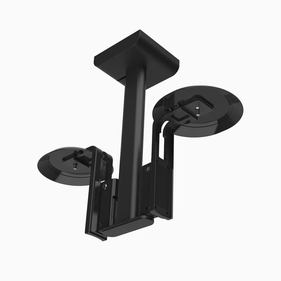 Flexson Ceiling Mounts Era 100 support plafond noir 2 pcs