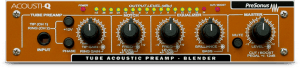 Studio One Acousti-Q préampli lampe acoustique blender