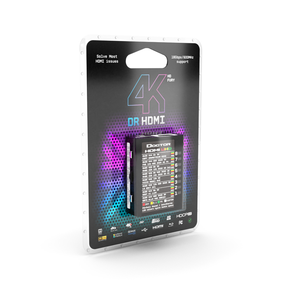 HD Fury EDID Dr HDMI 4K gestionnaire EDID HDMI