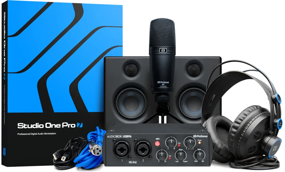 Studio One AudioBox 96 Studio Ultimate Bundle interface + pack studio