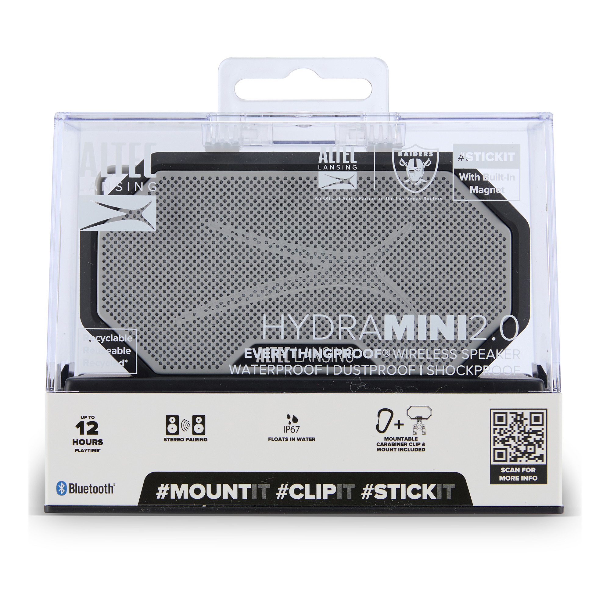 Altec HydraMini 2.0 mini enceinte bluetooth Raiders 12h