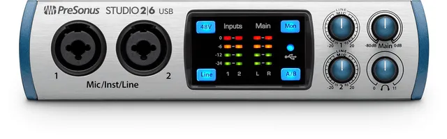 Studio One Studio 26 interface audio USB 24-bit 192 kHz
