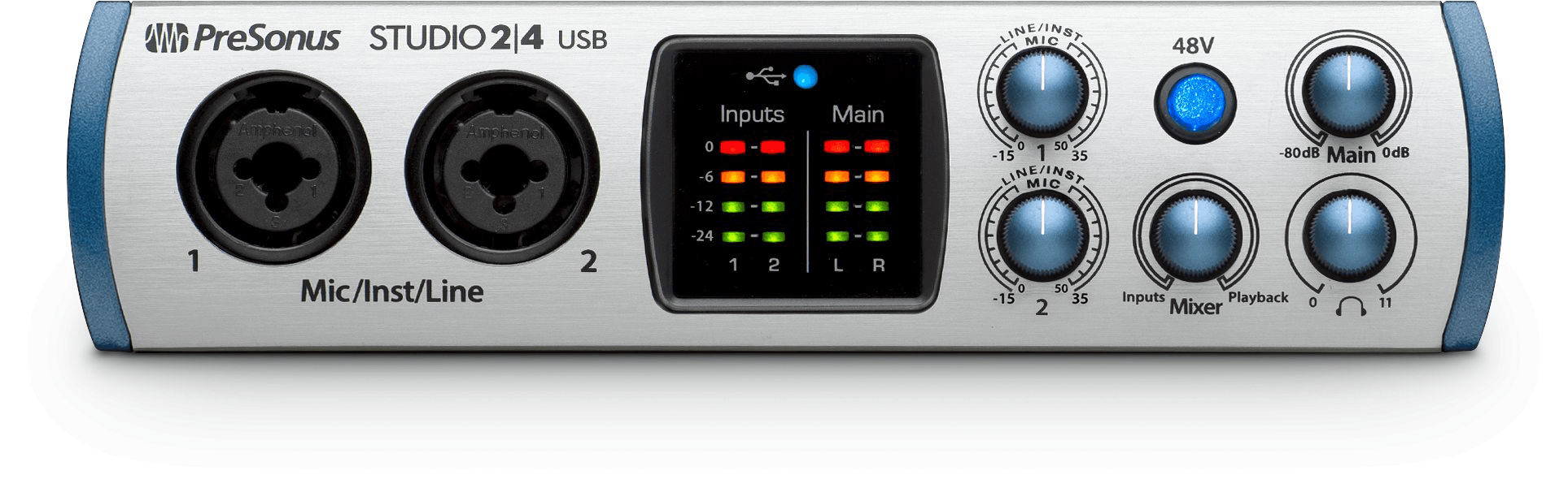 Studio One Studio 24 carte son USB-C 2x2 192 kHz