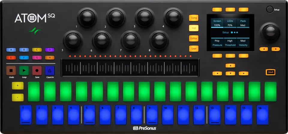 Studio One ATOM SQ contrôleur pad MIDI 32 pads RGB USB