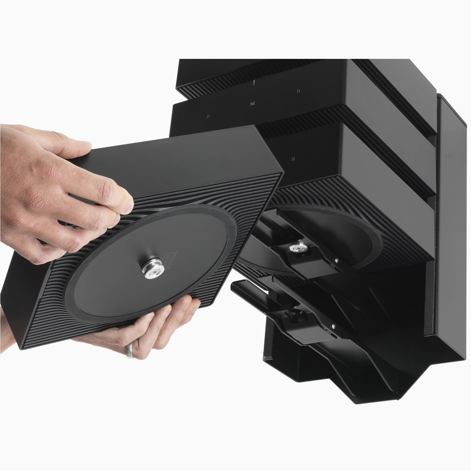 Flexson Wall Mounts dock Sonos Amp x4 noir acier