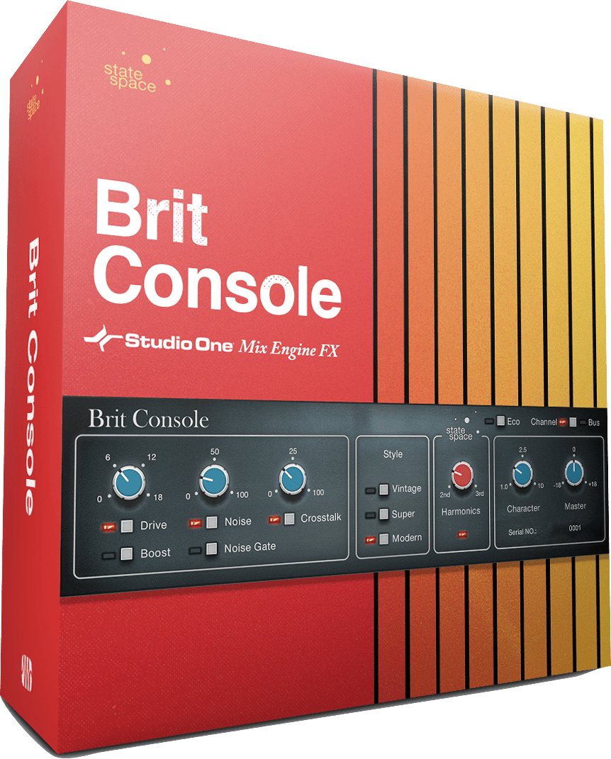 Studio One Retro Mix Brit Console plugin console britannique vintage