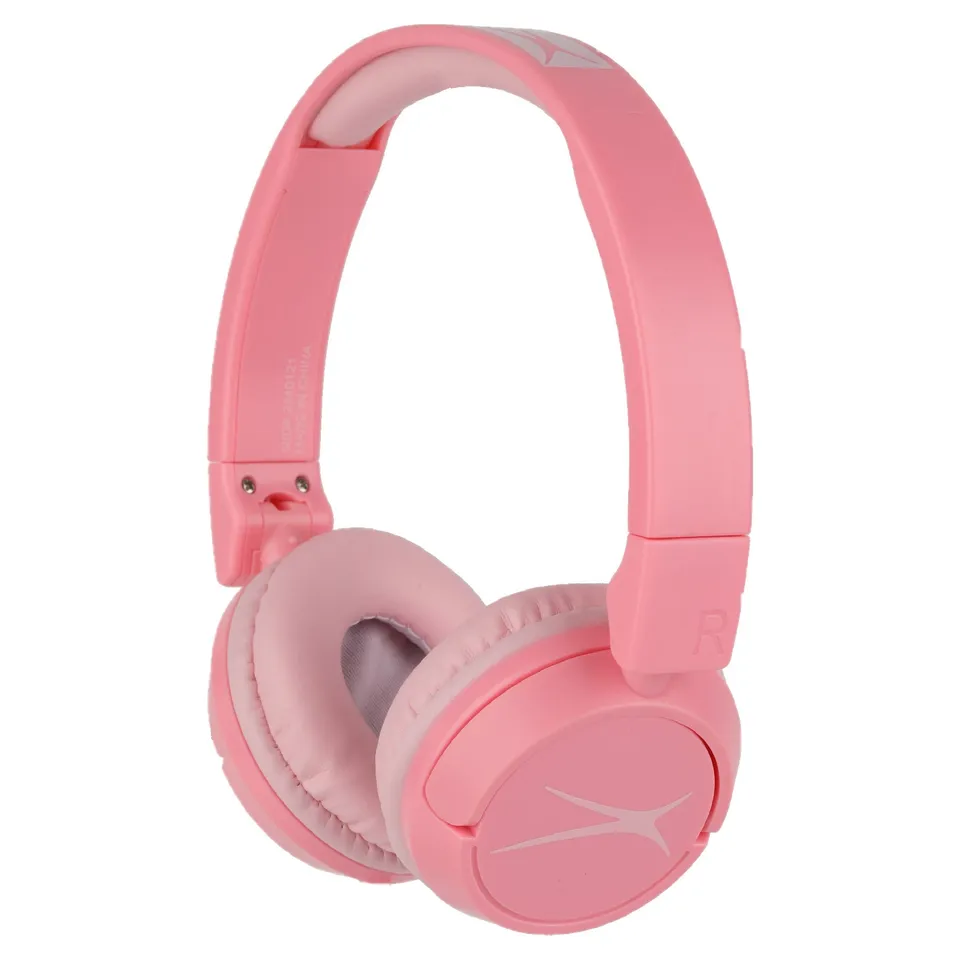 Altec Lansing Kid Safe Casque Enfant Bluetooth Rose 85dB