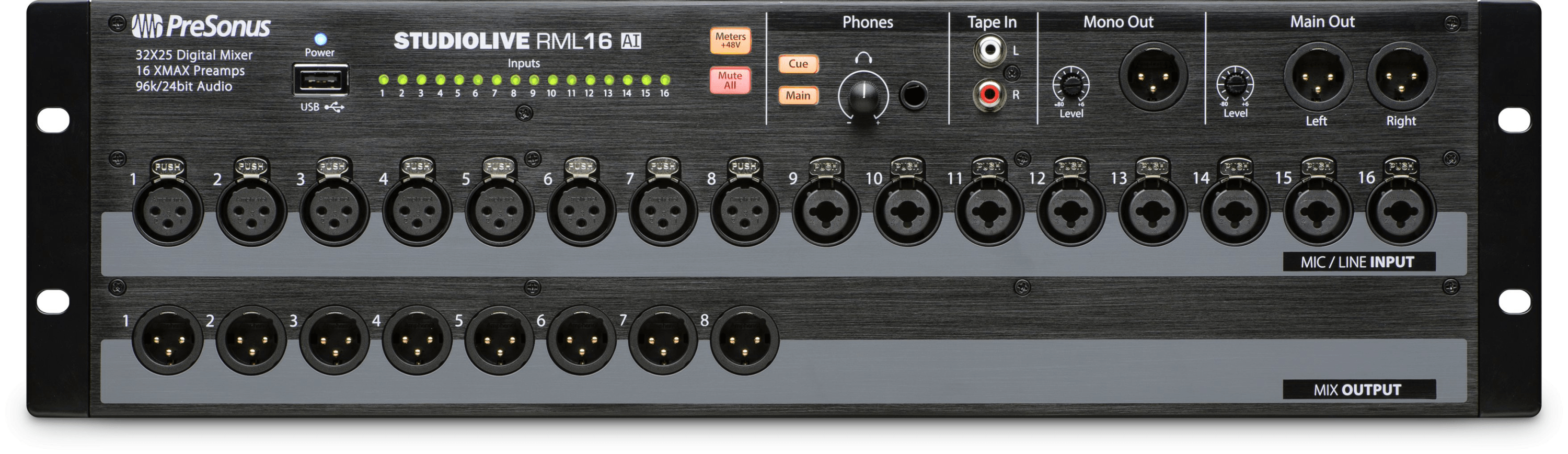 Studio One StudioLive RML16AI table mixage numérique 32 voies rack