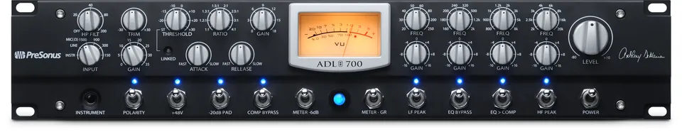 Studio One ADL 700 Préampli micro lampe rack 2U