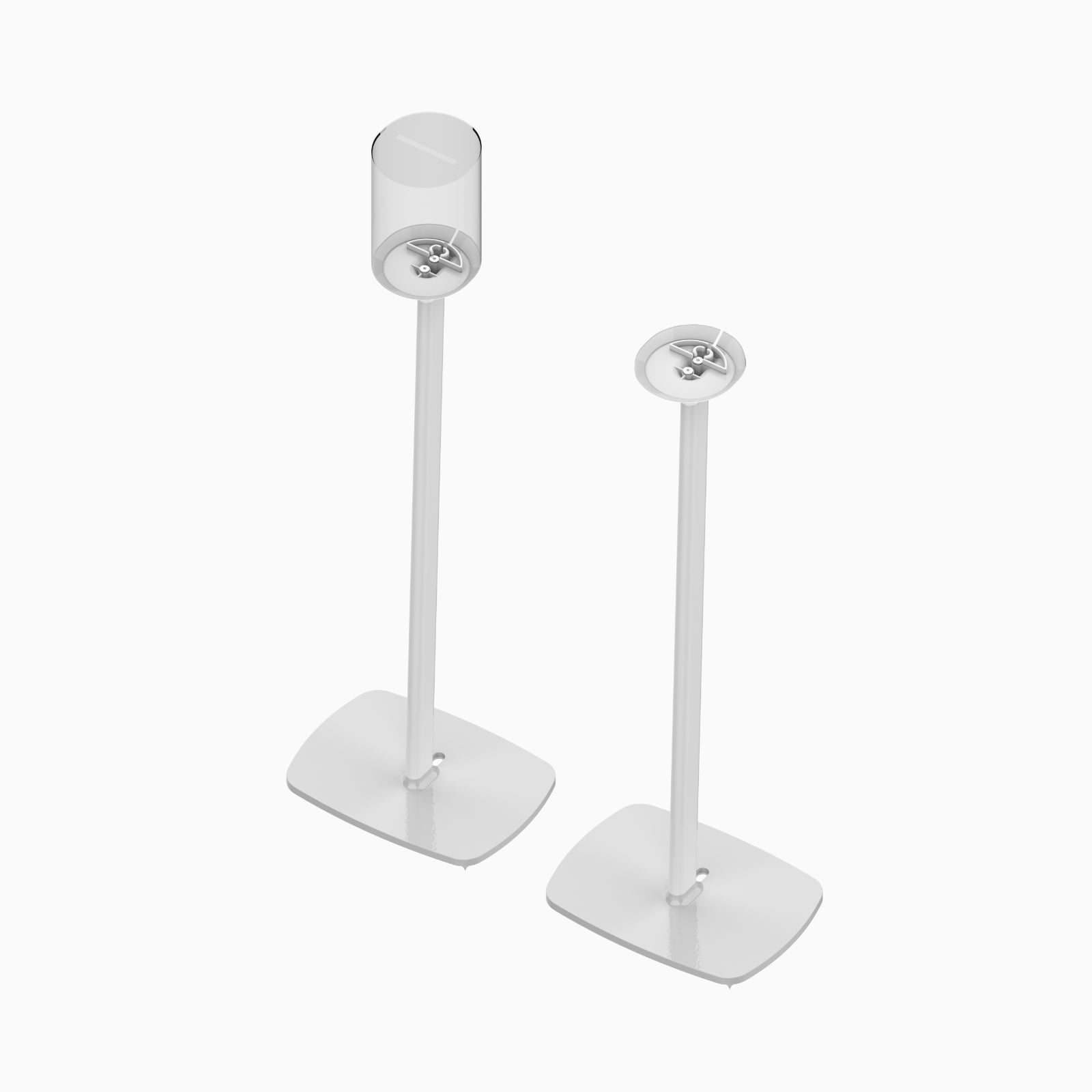Flexson Floor Stands Era 100 pied enceinte blanc paire écoute