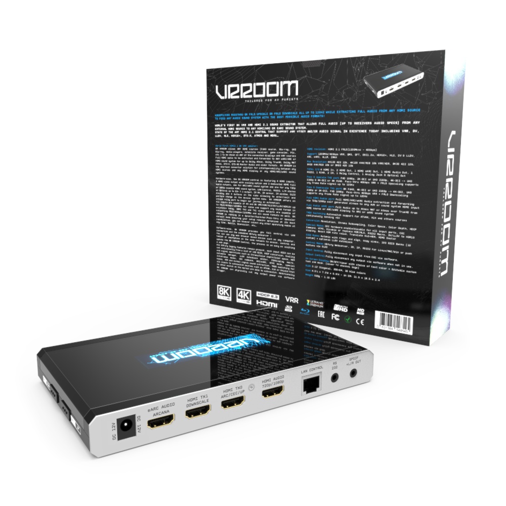 HDFury VRROOM 8K processeur vidéo 40Gbps VRR
