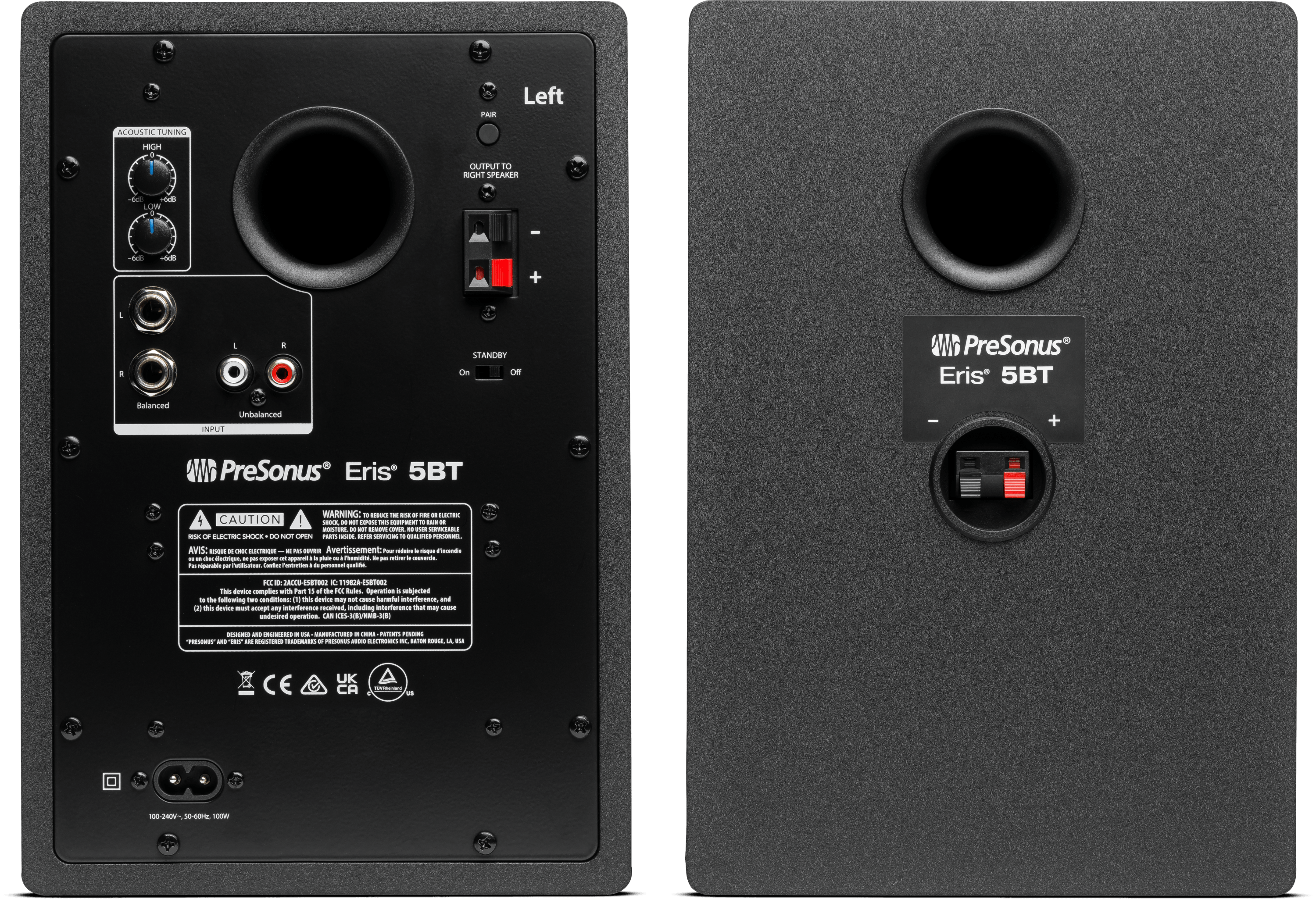 Studio One Eris 5BT 2nd Gen Enceinte monitoring Paire noir 50W