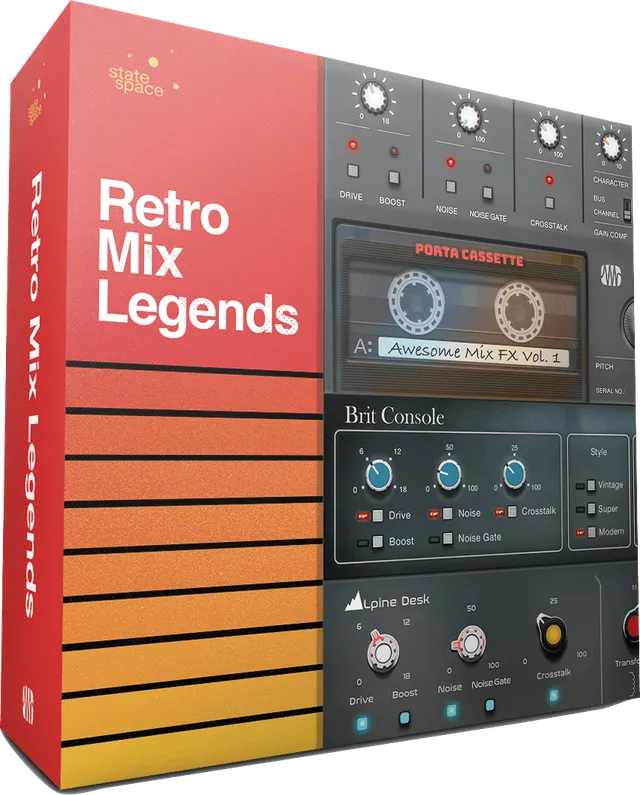 Studio One Retro Mix Legends 3-Pack plugin console analogique