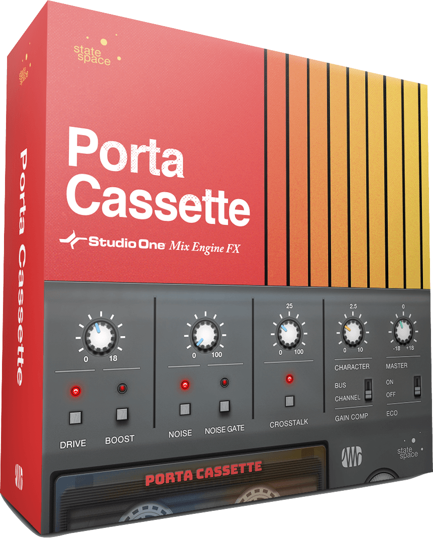 Studio One Retro Mix Porta Cassette plugin lo-fi 4 pistes