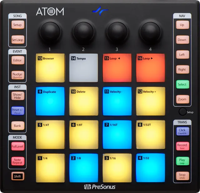 PreSonus ATOM Controller Contrôleur Pad MIDI USB