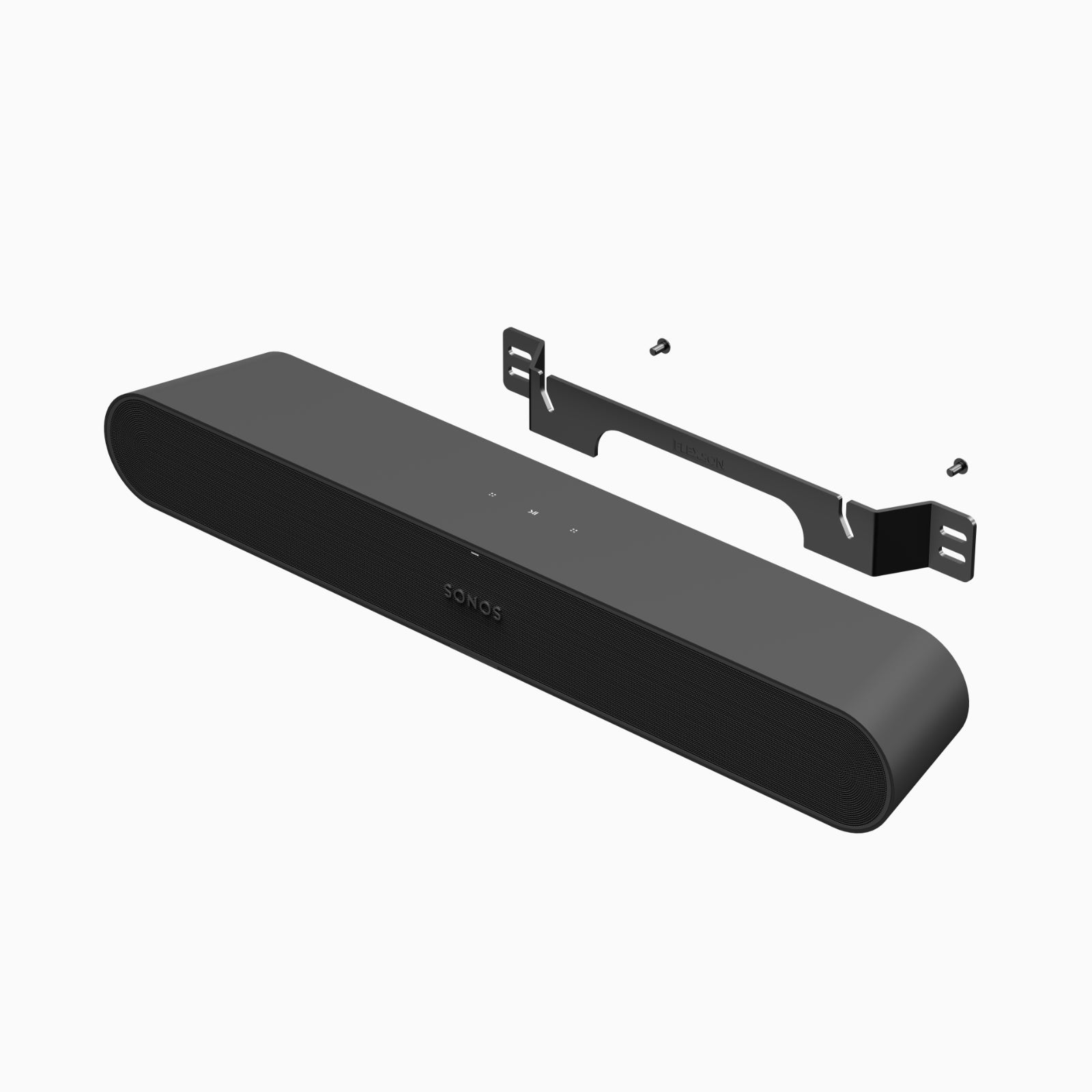 Flexson Ray Support mural noir Sonos Ray acier