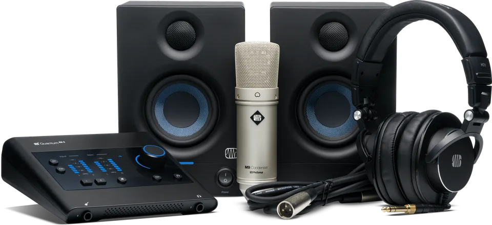 Studio One Quantum ES Ultimate Bundle interface + Eris 3.5 + M9