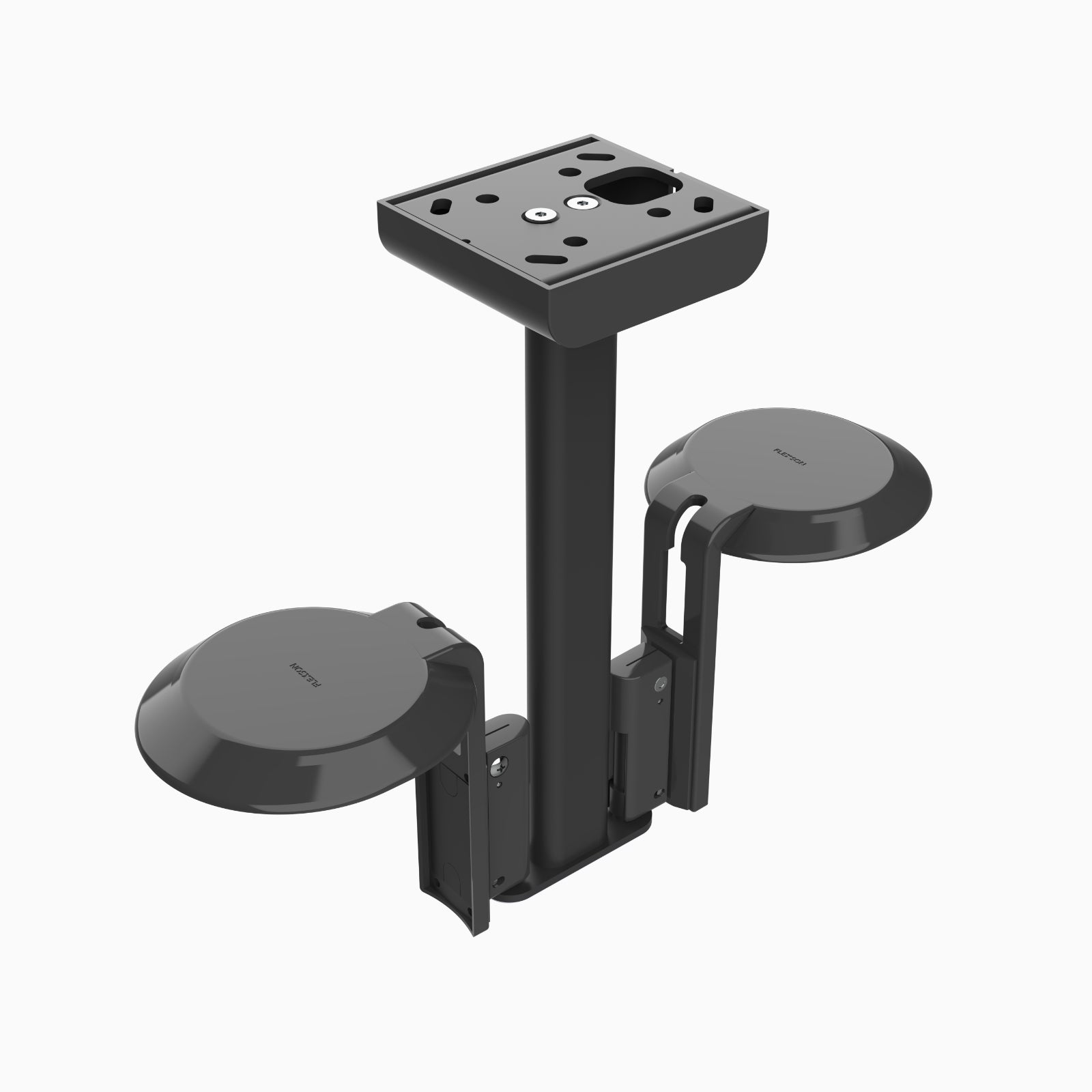 Flexson Ceiling Mounts Era 100 support plafond noir 2 pcs